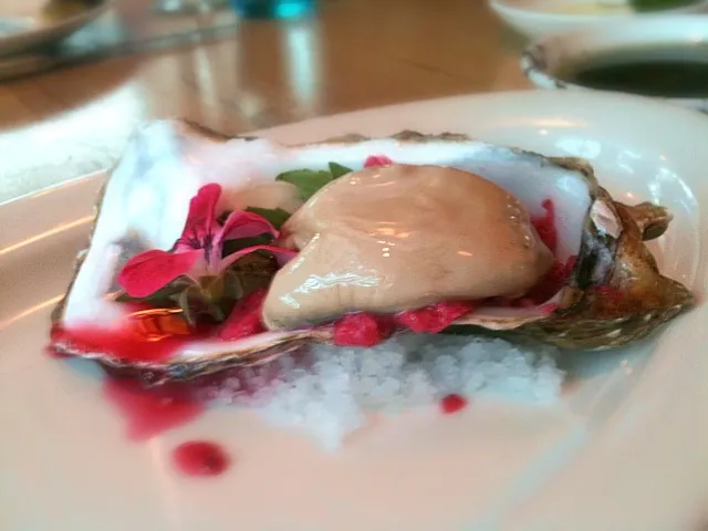 Snapdishの料理写真:The oyster that I gave to Marc K|Junya Tanakaさん