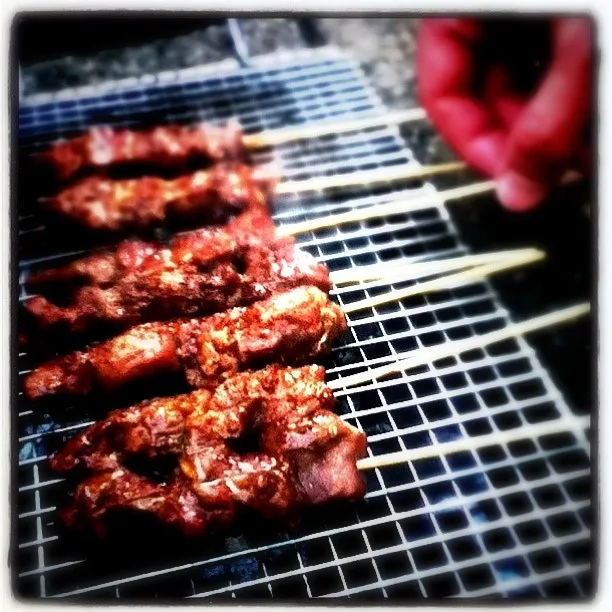 Snapdishの料理写真:sate kambing aka mutton satay|Rurie van Sarkさん