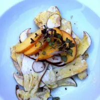 Carpaccio funghi porcini with parmesan|Kim van Velzenさん