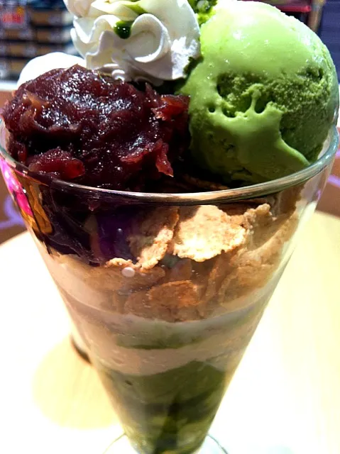 Shiratama matcha parfait|whita kutsukiさん