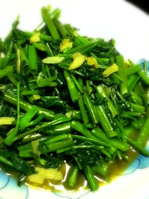 空心菜炒め morning glory stir fried|Funky Chefさん