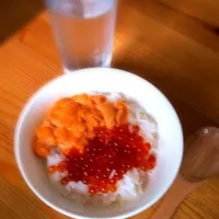 うにいくら丼|もりまきこさん