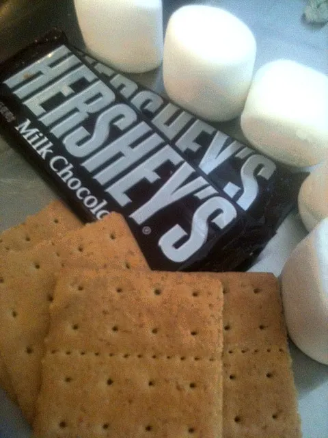 Hershey Bars, Giant Marshmallows, Graham Cracker Squares|Monina Baronganさん