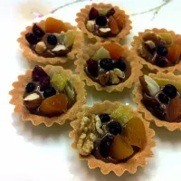 Chocolate tarts (dried fruits&nuts)|minaさん