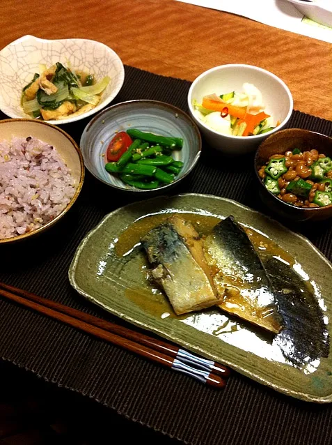 mackerel cooked in miso sauce|Sakikoさん