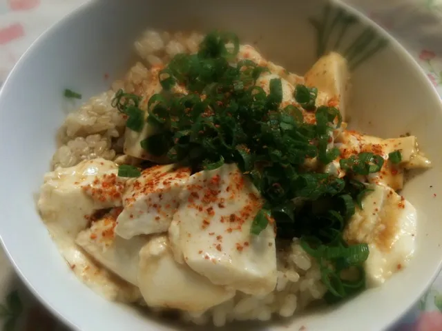 豆腐ぶっかけ丼(玄米)|MaikoMさん