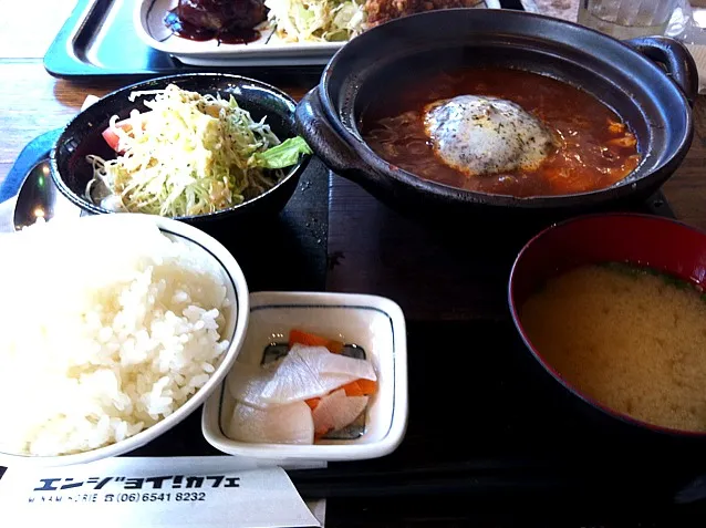 煮込みハンバーグ定食|木下小糸さん