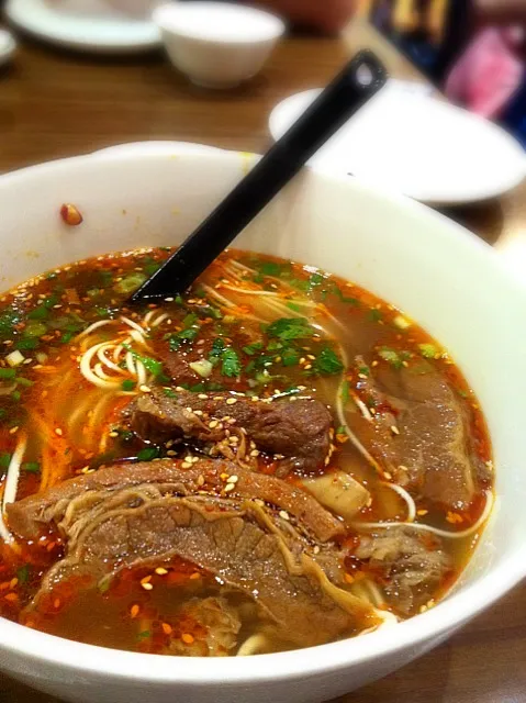 Spicy braised beef noodle|Monstaaaa さん