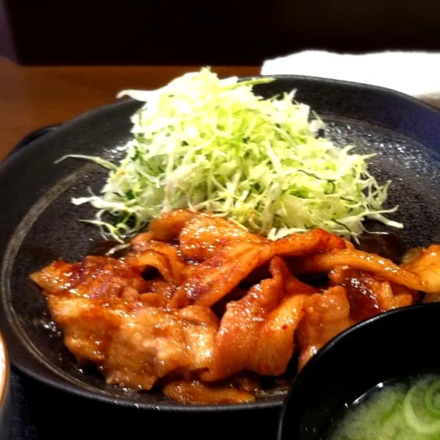 生姜焼き定食|☆秋☆さん