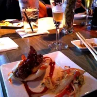 Snapdishの料理写真:Braised pork belly paired with Saison du Swamp|Brandon Nappyさん