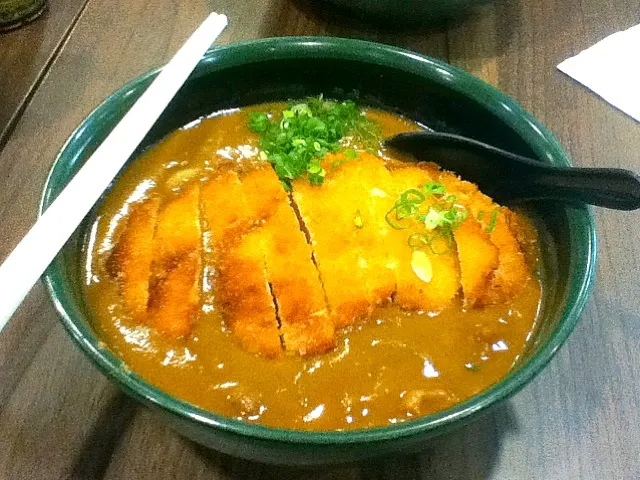 chicken cutlet curry udon :))|myleneさん