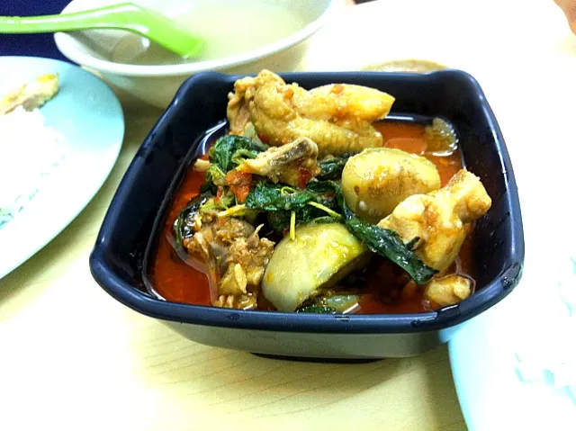 thai style spicy chicken with tomato|coco cheungさん