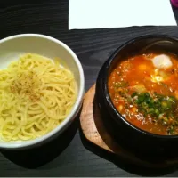 Snapdishの料理写真:순수한 두부 청구서면!  純豆腐つけ麺、うまし！|Masaru IKEDAさん