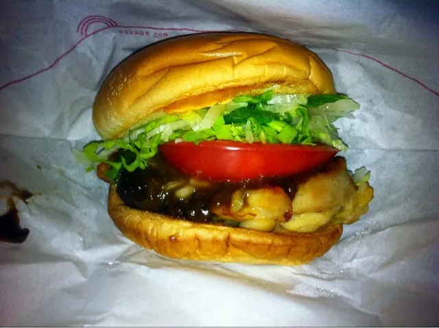 Fruit miso chicken burger @ Mosburger|chan mitsuさん