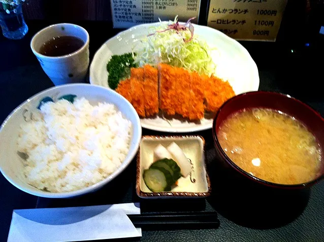 たいよう の、とんかつランチ|Takayuki Chibaさん