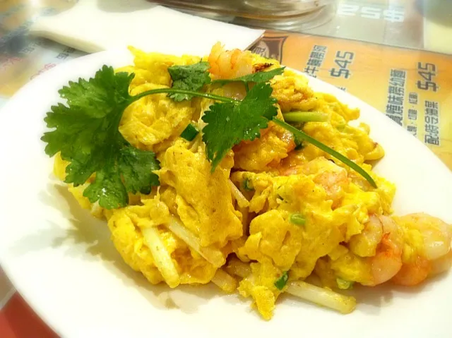 蝦仁炒蛋 scramble egg with shrimp|ricoさん