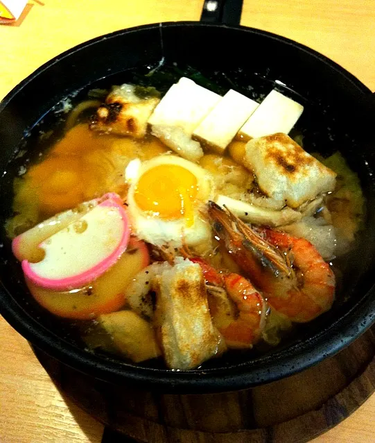 Seafood udon with mochi|pearie baileysさん