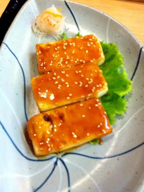 Grilled tofu with miso sauce|pearie baileysさん