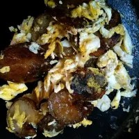 Scrambled Eggs with Hash Browns|George Bodzionyさん