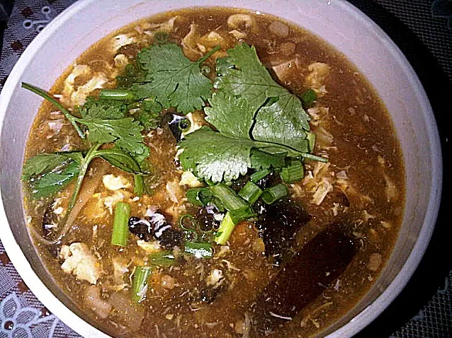 homemade hot and sour soup|Irene Liさん