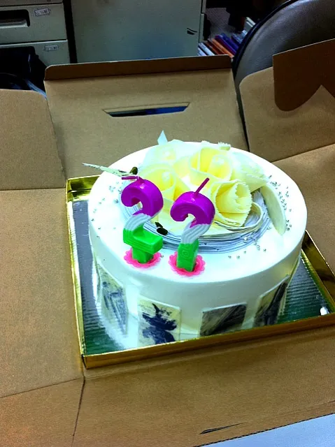 fin's BD cake|kiwin wuさん