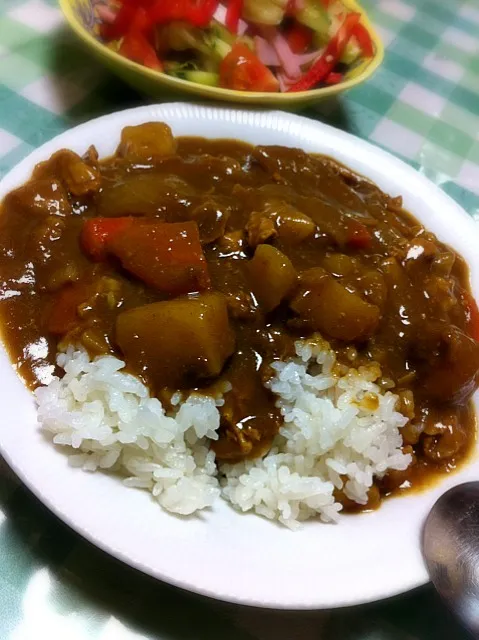 晩ご飯 カレ～☆*:.｡. o(≧▽≦)o .｡.:*☆|TOMOさん