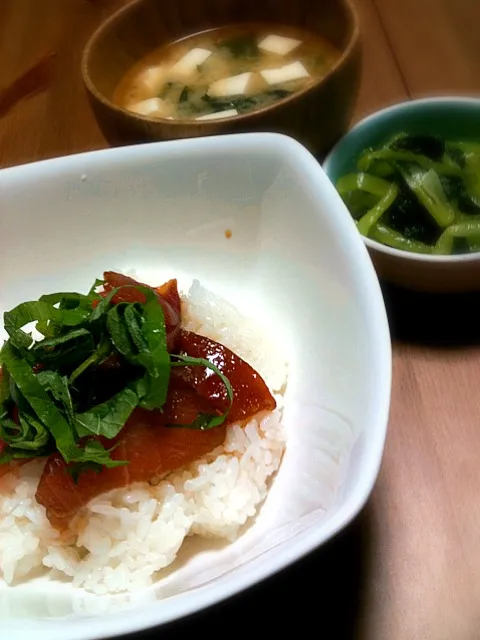 マグロのづけ丼|ちえさん