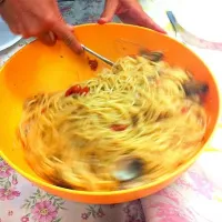 Spaghetti alle vobgole|simone millefioreさん