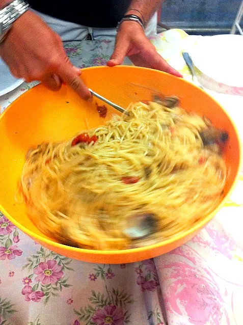 Spaghetti alle vobgole|simone millefioreさん