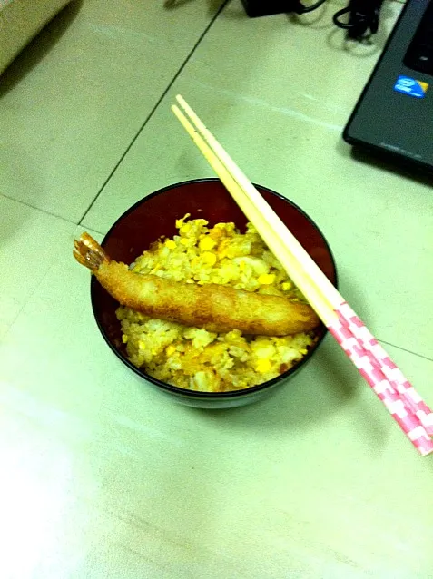 fried rice + tempura :9|siti nur ainiさん