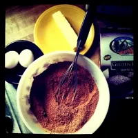 Snapdishの料理写真:Gluten free Brownie assembly|heather...さん