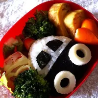 Snapdishの料理写真:息子ちゃんの大好きなパトカー弁当|はるままさん