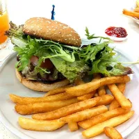 black pepper burger|bondさん