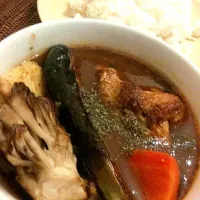 Snapdishの料理写真:自家製スープカレーです。|中村武士さん