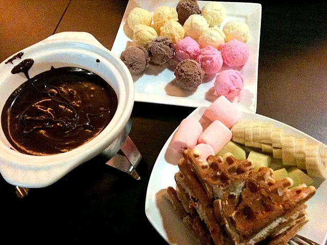 Ice Cream Chocolate Fondue|Chloe.Lさん