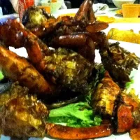 Snapdishの料理写真:black pepper crab, yummy|Jessie Sngさん