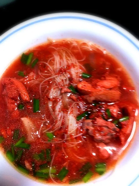 red wine chicken mee sua|zeitwolerさん