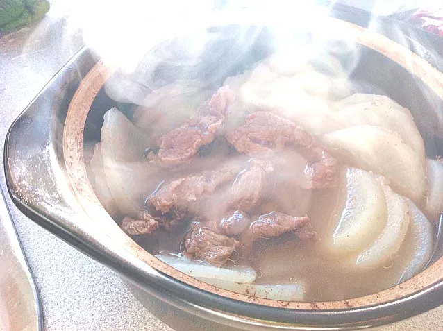 ginger beef pot!|qinruさん