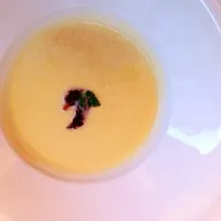 Creamy leek veloute & sauteed morel mushrooms|Wendyさん