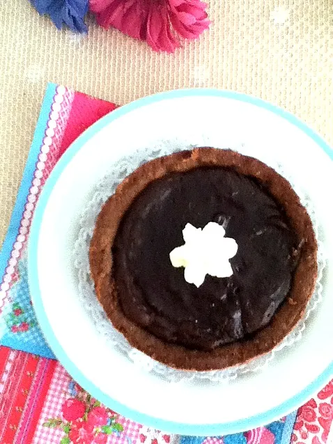 rich chocolate tart, very sinful one|Rurie van Sarkさん