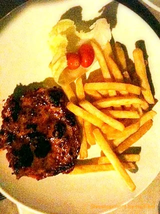 oriental chicken thigh with fries|lrlimさん