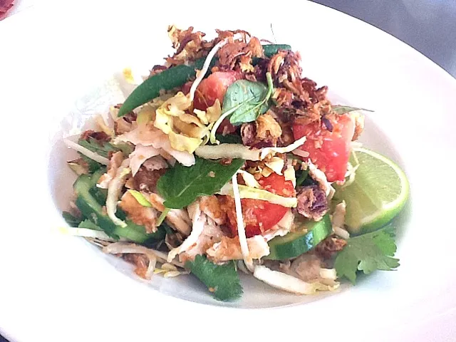 Asian chicken salad, coriander, mint, peanuts, coconut and tamarid dressing|Kerry Heaneyさん