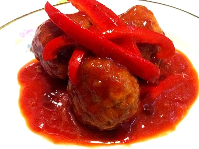 Meatballs with sweet and sour sauce|M Reyesさん