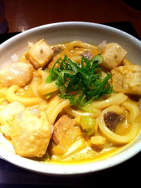 揚げ餅トッピング カレーうどん(^-^)/|濱野隆さん