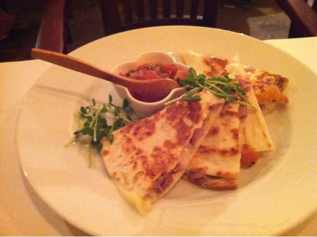 duck confit quesadilla|Chris Shannonさん