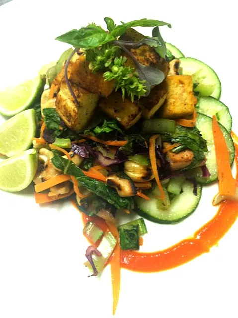 tofu cashew stir fry|GREG ARNOLDさん