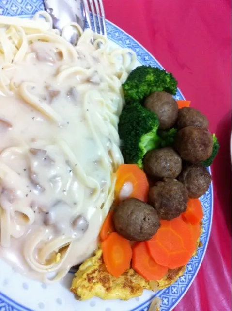 HIS meatball spaghetti ;)|Yu Rongさん