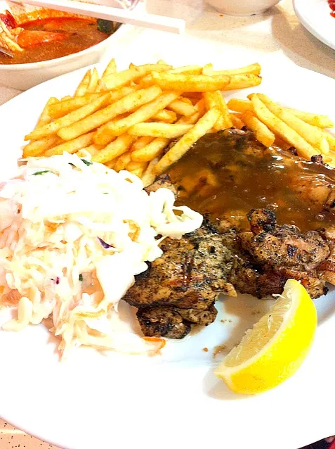 black pepper grill chicken @ AMK Central|ongさん