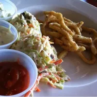 Calamari tzatziki, tartar, cocktail with coleslaw|Wil Laxaさん