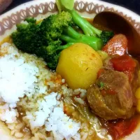 スープカレー ヨーグルト豚とゴロゴロ野菜|青山 知生さん